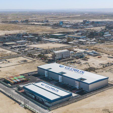 גלובוס, אחסנה ולוגיסטיקה, מחסן