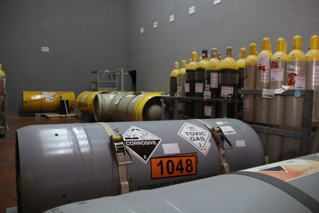 גלובוס, אחסנה ולוגיסטיקה, חומרים מסוכנים