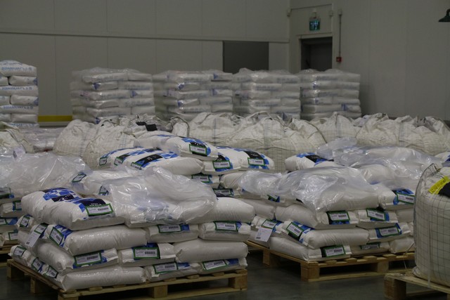 גלובוס, אחסנה ולוגיסטיקה, מחסן